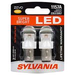 SYLVANIA ZEVO 1157 Amber LED Bulb, (Contains 2 Bulbs)