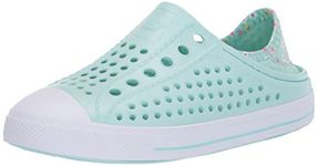 Skechers Foamies Unisex-Child Guzman Steps-Sandcastle Dreamer, Mint, 13 Big Kid