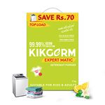Kikgerm Plant Based Top Load Laundry Detergent Powder - Natural, Eco-friendly, Non-toxic, Chemical-free, Biodegradable - Skin Safe, Pet Safe - Tough Stain Remover - 2 Kg (Pack of 1)