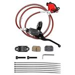 Upgraded Mini Bike Brake Kit Hydraulic Disc Hand Brake the Left of The 7/8'' Handlebars 50 Inch Hose Replacement for Predator 79cc 97cc 2.8hp Replacement for Baja Doodle Bug DB30 Blitz Dirt Bug Racer