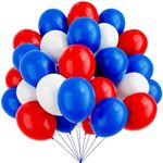 Red White and Blue Balloons, 67pcs 