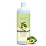 Young Chemist Premium Avocado Oil for Cooking - 1 Litre, Cold Pressed, High Smoke Point, Healthy Cooking Oil with a Rich Flavor