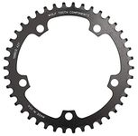 Wolf Tooth components, 130 BCD, Chainring, Teeth: 42, Speed: 10-12, BCD: 130, Bolts: 5, Front, 7075-T6 Aluminum, Black