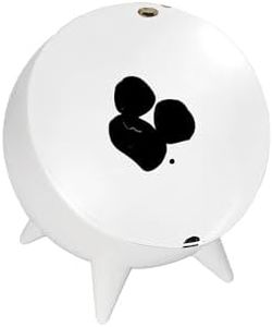 Lonyiabbi Ferrofluid Sound Visualizer, Rhythm Lamp, Ferrofluid Dancing to The Beat of The Music, Symbiont in a Bottle, Perfect for Gaming, Desk and Ambient Decor with Colorful Lights (White)