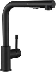 Sofetiy Rubinetto Lavello Cucina Nero, Rubinetto Cucina Con Doccetta Estraibile, Miscelatore Cucina Con Due Tipi Di Getto D'acqua, Rubinetti Cucina In Acciaio Inossidabile, Facile Da Installare