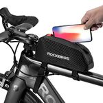 ROCKBROS Top Tube Bike Bag Bicycle Frame Bag Top Tube Aero Bag Bike Storage Bag for MTB Road Bike