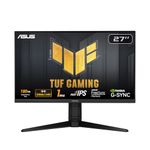 ASUS TUF Gaming VG27AQL3A Gaming Monitor – 27-inch, QHD(2560x1440), 180Hz, Fast IPS, 1ms, Freesync Premium, G-Sync compatible, 130 Percent sRGB, DisplayHDR 400