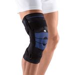 Bauerfeind - GenuTrain S - Hinged Knee Brace Support - Advanced Stability of the knee joint - Right Knee - Size 5 - Color Black