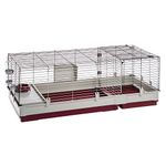 Ferplast Krolik Extra-Large Rabbit Cage w/Wire Extenstion | Rabbit Cage Includes All Accessories & Measures 55.9L x 23.62W x 19.68H & Includes All Accessories | 1-Year Manufacturer's Warranty