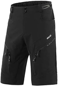 ARSUXEO Men's Loose Fit Cycling Shorts Mountain Bike Shorts Water Ressistant 1903