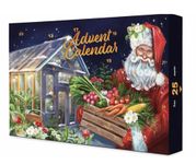 Seeds Advent Calendar Garden Gifts - Assortment of Vegetable, Herbs & Flower Seeds with Greenhouse Grow Kit. 24 Days Christmas Countdown Calendar 2024 for Secret Santa Gifts for Her, Stocking Fillers