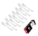 Stainless Steel Forks Set, 12 Pieces, Indian Kitchen Utensils (12 Fork Set)