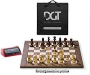 DGT Walnut e-Board Chess Set with T