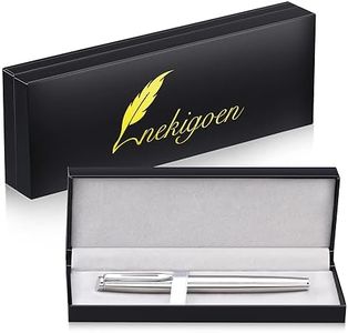 nekigoen Rollerball Pen for Men Women Luxury Metal Executive Pens Home Office Use, with Delicate Box