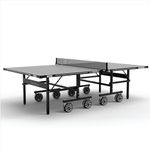 STAG WITH DEVICE Pacifica Series Indoor-Outdoor Table Tennis Table|Premium Heavy Duty T.T Table With Quick Easy Assembly & Single Player Mode|Ideal For Home & Clubs (2 Tt Rackets,6 Balls,1 Clamp Net)