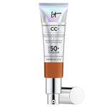 IT Cosmetics Your Skin But Better CC+ Cream, Rich Honey (W) - Color Correcting Cream, Full-Coverage Foundation, Anti-Aging Serum & SPF 50+ Sunscreen - Natural Finish - 1.08 fl oz