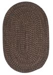 Colonial Mills HY99R048X072 Hayward Braided Tweed Rug, Bark