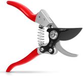 Lownto Pruning Shears for Gardening 5/8" Tree and Branch Garden Clippers - Plant Cutter Scissors with PTFE Resist-rust, Non-stick Coating Steel Blades, Heavy Duty Bypass Hand Pruners