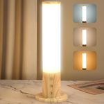 Caromolly SAD Lamp, 360° UV-Free SAD Light, 10000 LUX Light Therapy Lamp for Seasonal Affective Disorder, 3 Color Temperature & 5 Brightness, Touch Control Happy Lamp for Office/Desk/Home/Sleep