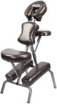 Master Massage Bedford Massage Chair Full Body Portable- Lightweight Massage Chair with Carrying Case-Tattoo Chair Height Adjustable Folding Massage Chair Face Cradle Salon Massage Chair SPA (Coffee)