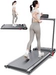 AKLUER Walking Pad Treadmill, 2 in 