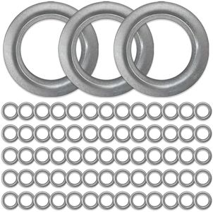 (Pack of 50) 1-1/4'' x 1/2'' Steel Reducing Washer, Zinc Plated, Rigid Reducing Washer for Steel Electrical Boxes, 1-1/4 Inch to 1/2 Inch, Reduce Size of Knockout Holes, Trade Size 1-1/4'' x 1/2''