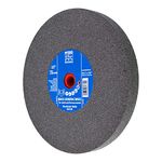 PFERD 61771 Bench Grinding Wheel, Aluminum Oxide, 10" Diameter, 1" Thick, 1-1/4" Arbor Hole, 60 Grit, 2485 Maximum RPM