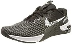 Nike Women's Metcon 8 Running Shoe, Black/White-dk Smoke Grey, 10