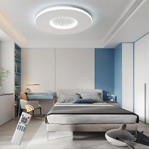 Oninio Flush Mount Led Dimmable Ceiling Light Fixture with Remote Control 3000K-6500K Ceiling Lamp 4000LM Low Profile Light 19.68" 69W Moon Shadow Lights for Living Rooms and Bedrooms