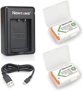 Newmowa NP-BX1 Batteria (confezione da 2) e Doppio Caricatore USB per Sony NP-BX1 / M8 e Sony DSC-RX100, DSC-RX100 II, DSC-RX100M II, DSC-RX100 III, DSC-RX100 IV, DSC-RX100 V, DSC-RX100 VII