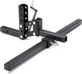 ATV/UTV Manual Implement Lift 1-point Lift System,Manual Implement Lift Pro with 2" Receivers,Quick Attach Accessories for ATV,UTV,Tractors,50 Inches Width,Height Adjustments