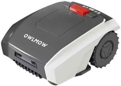 OWLMOW Automatic Robot Lawn Mower with GPS Navigation, Mows Up to 1/2 Acre /21,000 Sq.Ft, APP Control with Schedule, Stoppage Re-Cutting, Custom Mowing, GPS Anti-Theft, Self-Charging, IPX5 (M18pro)