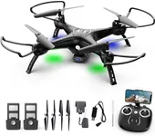 ATTOP Drone with Camera for Adults/Kids/Beginners - W10 1080P 120° FPV Live Video Drone, Beginner Friendly with 1 Key Fly/Land/Return, 360° Flip, APP/Remote/Voice/Gesture/Gravity Control, Camera Drone for Kids 8-12, No FAA License Required,, Gift Ideas, CPSIA Certified