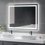 USHOWER 48x36 Inch Modern LED Bathr