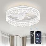 LEDIARY Ceiling Fans with Lights, 1
