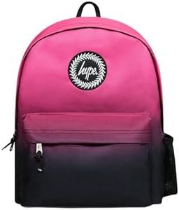 hype BAGS Pink Fade Badge Polyester Unisex Backpacks in Black Size: One Size, Black, One Size