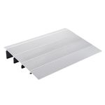 VEVOR Door Threshold Ramp, 4" Rise, 800 lbs Load Capacity, Door Ramp for Wheelchairs, Aluminum Threshold Ramp for Doorways, Adjustable Modular Threshold Ramp for Wheelchairs, Scooters, Power Chairs