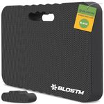 BLOSTM Black Home & Garden Kneeling Pad - High Density Foam Kneeling Pad 2 Textures, Premium Large Kneeling Mat for House Work, Gardening, Baby Care, Yoga & More - Water Resistant Thick Kneeling Pad