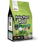 Grow Buddha Houseplant Soil - Natural Indoor Houseplant Potting Compost Mix - Enriched with Special Nutrients - House Plant Potting Soil Compost Mix for Indoor Plants - Healthy Indoor Plant Soil (2L)