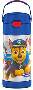 THERMOS FUNTAINER Water Bottle with Straw - 12 Ounce, Paw Patrol - Kids Stainless Steel Vacuum Insulated Water Bottle with Lid