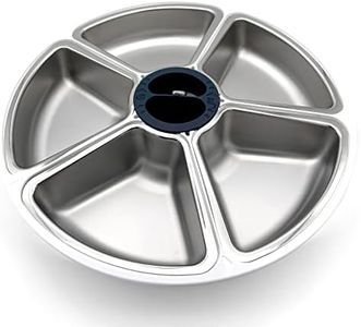 Cat Mate Inserti in acciaio inox x 5 per mangiatoia automatica per animali domestici a cinque pasti (solo ciotole)