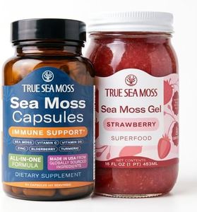 TrueSeaMoss Bundle – Immune Caps & Strawberry Sea Moss Gel