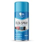 Flea Treatment Spray 150ML | Best Flea Spray for the Home, Effective Flea Treatment for House | Long-Lasting Flea Killer for Home, Instant Flea Control Solution | Up to 3 Months Protection