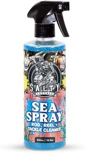 Salty Captain Sea Spray – Fishing Reel Cleaner Spray 500ml – Salt Remover for Rods, Reels & Tackle – Prevents Rust & Corrosion – Easy Reel Cleaning Kit, Extends Gear Life, Fast & Easy Cleaning