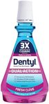 Dentyl Dual Action CPC Mouthwash, 12hrs Fresh Breath & Total Care, Alcohol Free, Fresh Clove, 500 ml