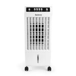 Beldray Portable Air Cooler - 6L Cooling Fan, 3 Speeds, Swing Function, 2 Ice Packs Included for Cool Air Flow, Dual Fill Water Tank, Carry Handle, 360 ° Wheels, Ioniser