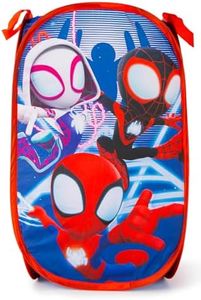 Jay Franco Panier à Linge Pop-up 80 l Marvel Spidey et Ses Amis extraordinaires - Panier de Rangement pour vêtements ou Jouets