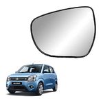 STYCARO -Side View Mirror Glass Plate compatible with Auto Fold Side Mirror Assembly 2019-2023 New Maruti Wagon R Model (LEFT PASSENGER SIDE)