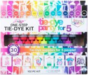 Tulip One-Step Tie-Dye Kit 15-Color Party Kit, Standard, Rainbow