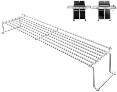 QuliMetal Stainless Steel Warming Rack for Weber Genesis 300 Series(2007-2016), Genesis E310, E320, E330, S310, S320, S330, Replacement for Weber 65054, 81323, 62749